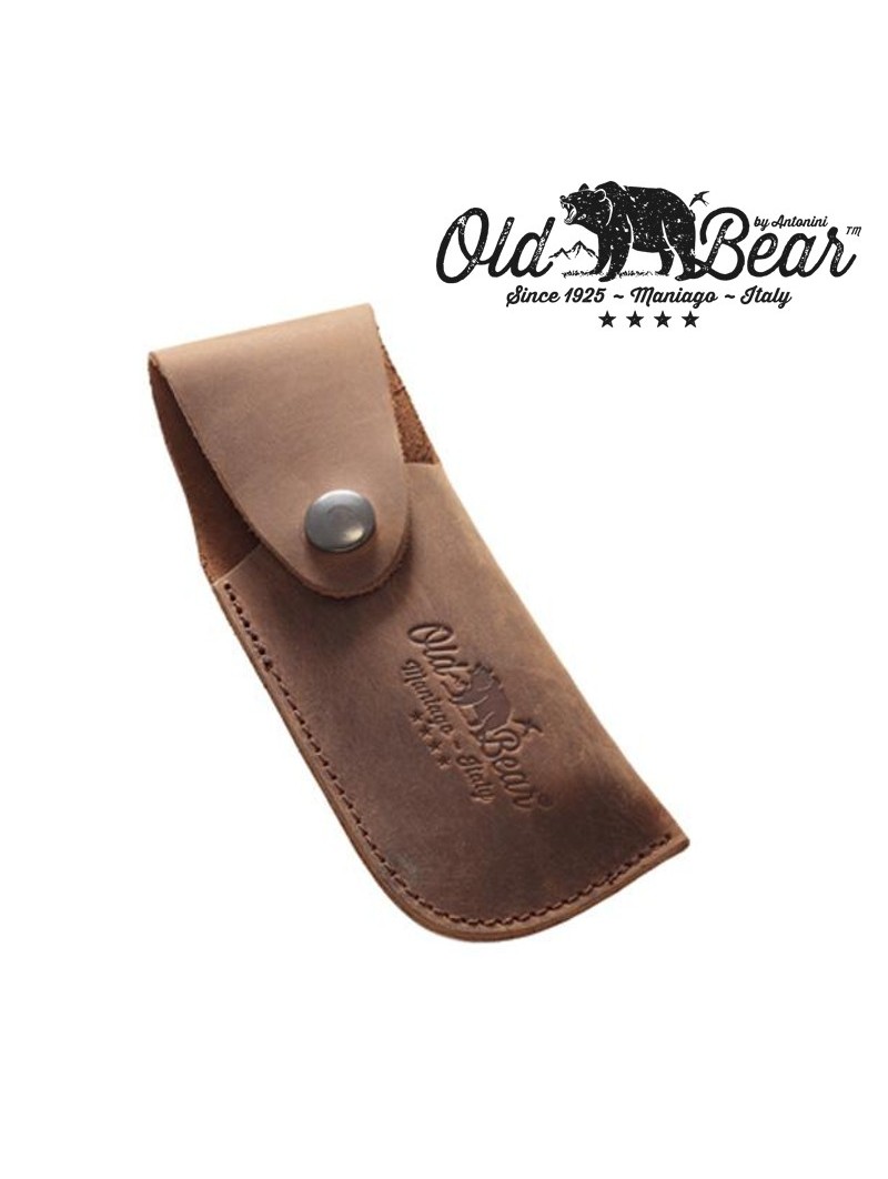 Etui cuir L / XL graissé pour Couteau Old Bear