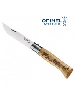 Opinel n°8 Animalia Sanglier - Chêne