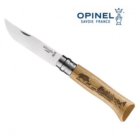 Opinel n°8 Animalia Sanglier - Chêne Opinel n°8 Animalia Sanglier - Chêne