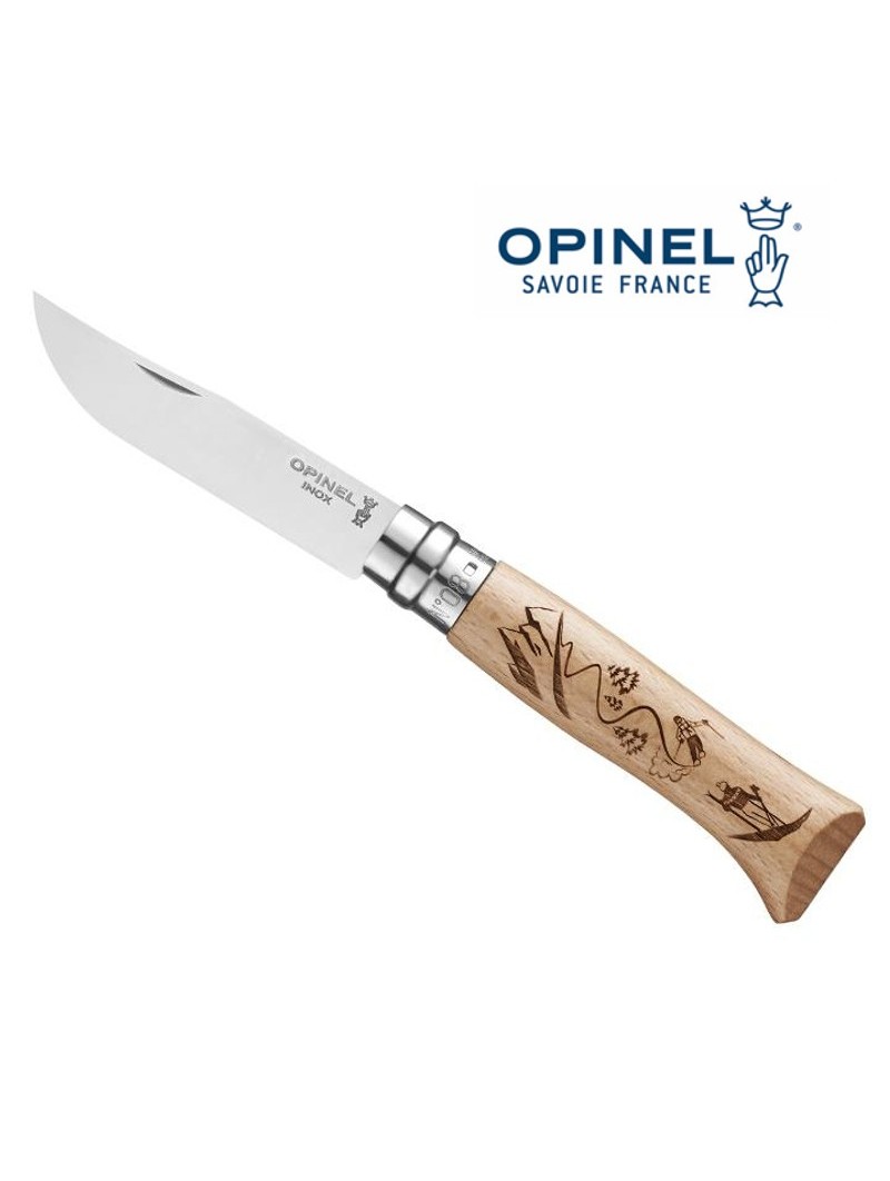 Couteau Sport Ski - OPINEL N°8 - Hêtre