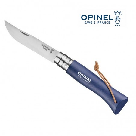 OPINEL N°8 bleu foncé - Lien baroudeur