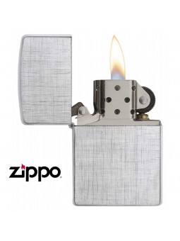 Zippo brossé - Linen weave