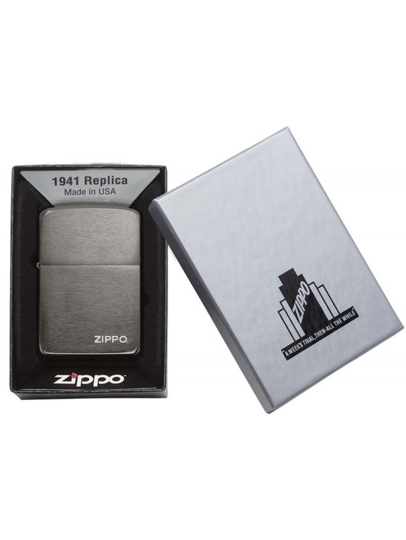 Zippo REPLICA 1941 Black Ice