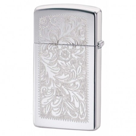 Briquet Slim® Chrome Venetian® - Zippo