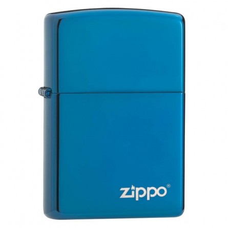 Briquet Blue Zippo Logo
