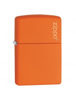 Briquet Orange Matte - Logo Zippo