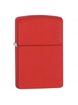 Briquet Red Matte - Logo Zippo