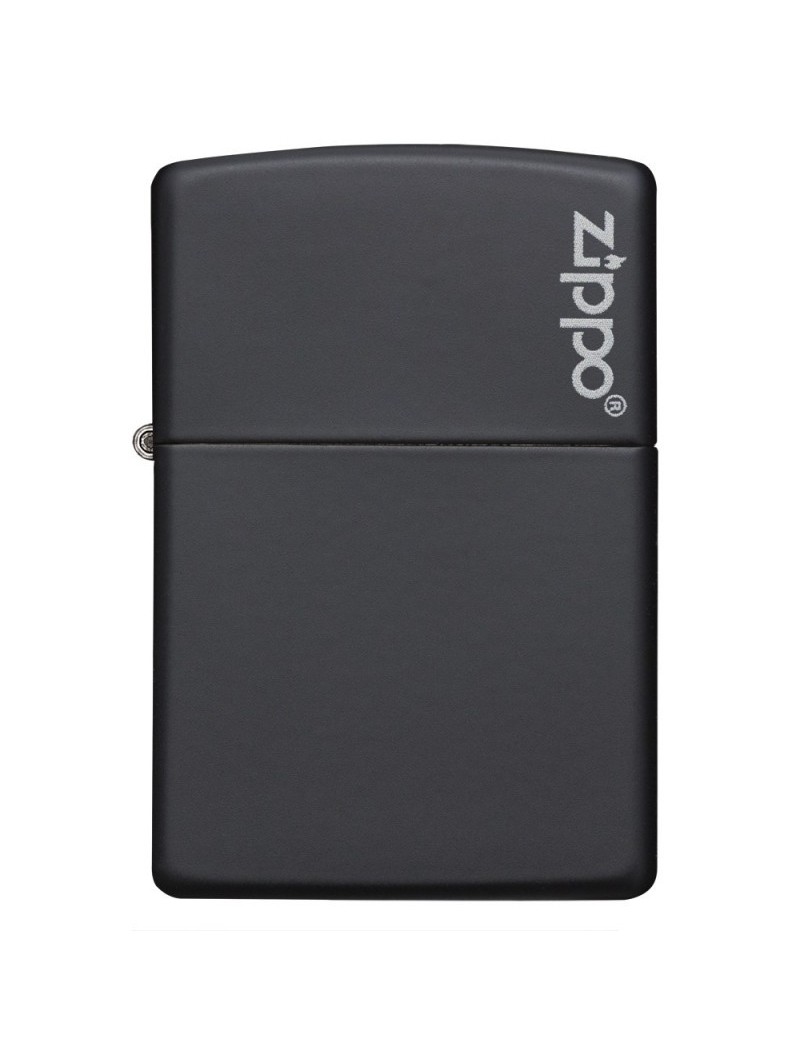 Briquet Black Matte - Logo Zippo