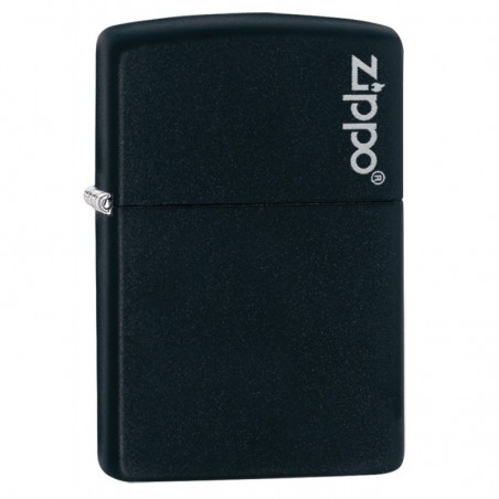 Briquet Black Matte - Logo Zippo