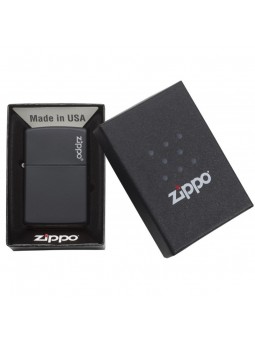 Briquet Black Matte - Logo Zippo