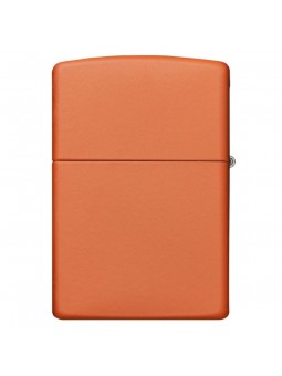 Briquet Orange Matte - Logo Zippo