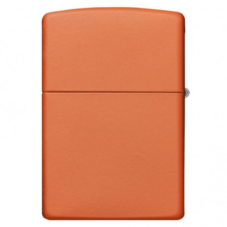 Briquet Orange Matte - Logo Zippo