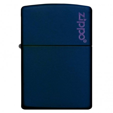 Briquet Navy Matte - Logo Zippo