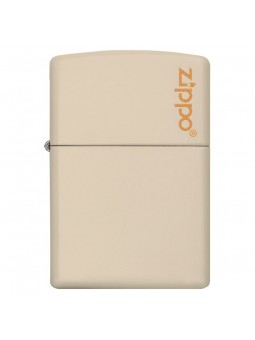 Briquet Zippo Logo Cream Matte