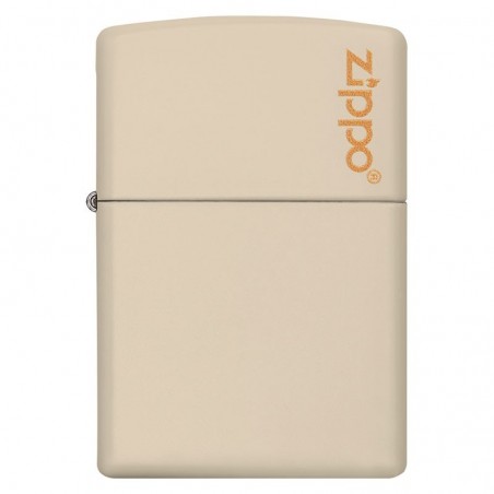 Briquet Zippo Logo Cream Matte