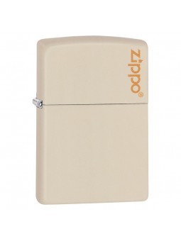 Briquet Zippo Logo Cream Matte