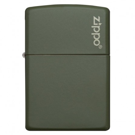 Briquet Green Matte Logo