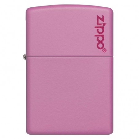 Briquet Pink Matte Logo