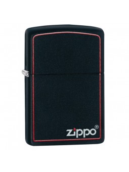 Briquet Classic Black and Red Zippo
