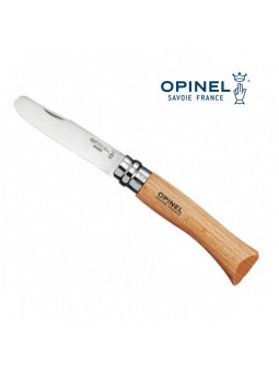 Opinel n°7 Bout rond - manche Hêtre