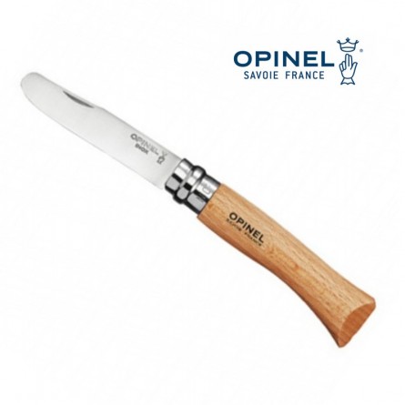 Opinel n°7 Bout rond - manche Hêtre