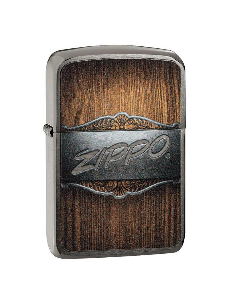Briquet Metal on Wood - Zippo métal bois