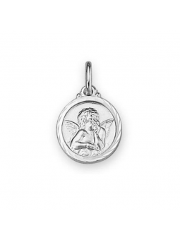 Médaille ronde Argent ange