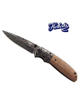 Couteau manche Noyer-...