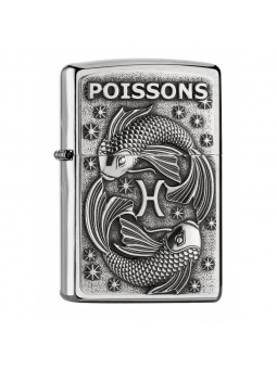 Briquet Zippo signe Poisson...