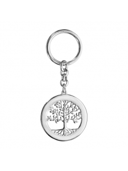 Porte-clés Argent Arbre de vie