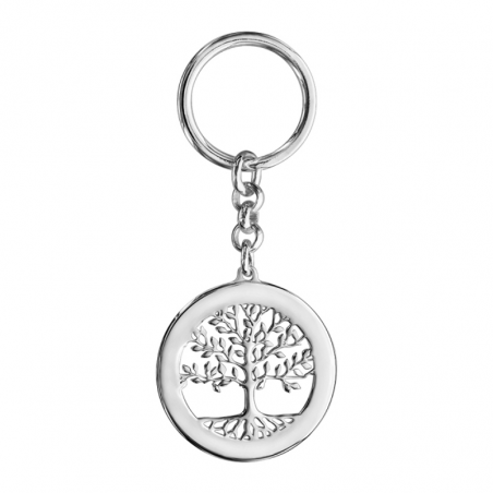 Porte-clés Argent Arbre de vie