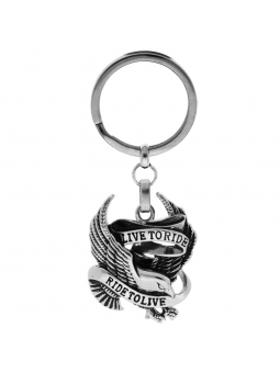 Porte-clefs Acier Aigle Biker
