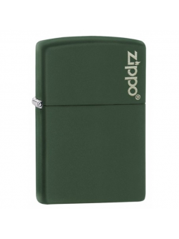 Briquet Green Matte Logo