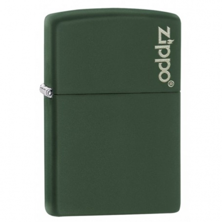 Briquet Green Matte Logo