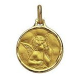 Bijouterie, médaille ange pour enfant